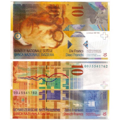 (67a) Suiza. 2000. 10 Francs (MBC)