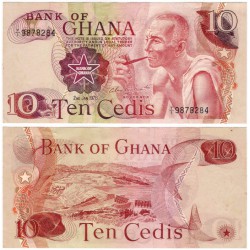 (16f) Ghana. 1978. 10 Cedis (EBC+)