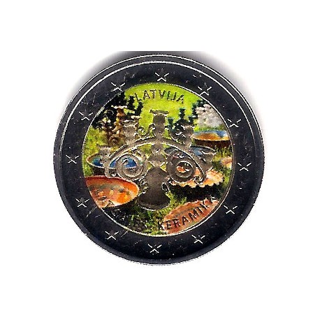 Letonia. 2020. 2 Euro (SC) Coloreada