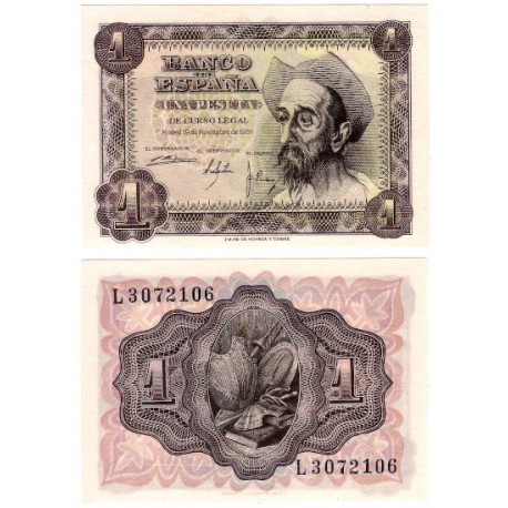 Estado Español. 1951. 1 Peseta (SC) Serie L
