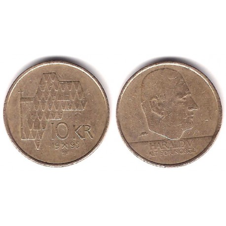 (457) Noruega. 1995. 10 Kroner (BC+)