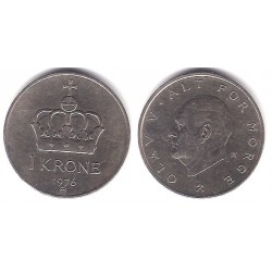 (419) Noruega. 1976. 1 Krone (MBC)