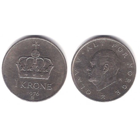 (419) Noruega. 1976. 1 Krone (MBC)