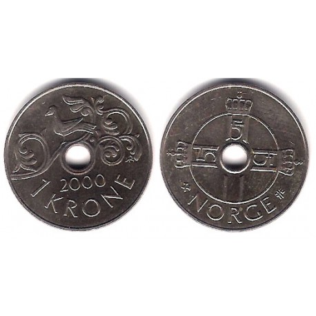 (462) Noruega. 2000. 1 Krone (EBC)