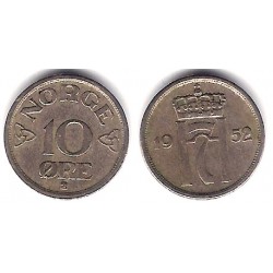 (396) Noruega. 1952. 10 Ore (MBC)