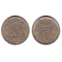(396) Noruega. 1956. 10 Ore (MBC)