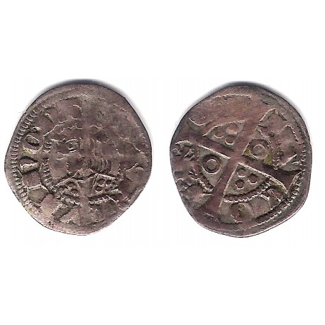 Condado de Barcelona (Jaime II). 1291-1327. Dinero (BC+/MBC-)