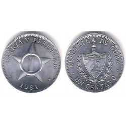 (33.1) Cuba. 1981. 1 Centavo (SC)
