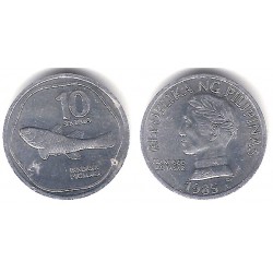 (240.2) Filipinas. 1985. 10 Sentimos (EBC-)