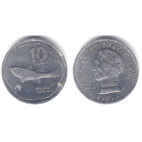 (240.2) Filipinas. 1985. 10 Sentimos (EBC-)