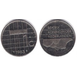 (205) Países Bajos. 1983. 1 Gulden (MBC+)