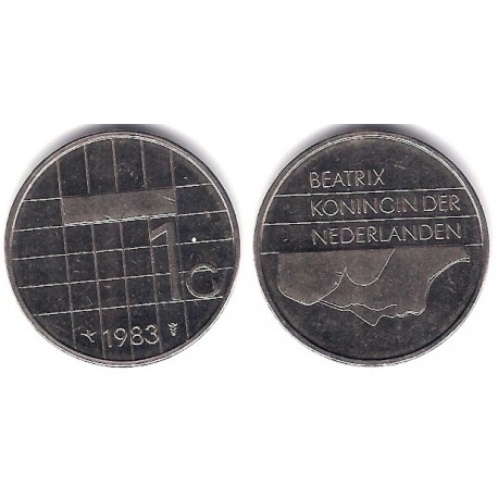 (205) Países Bajos. 1983. 1 Gulden (MBC+)