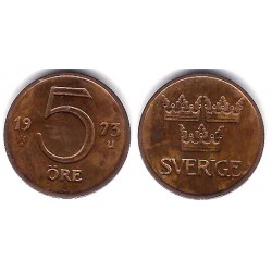 (845) Suecia. 1973. 5 Ore (MBC+)