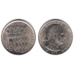 (140) Mónaco. 1977. 1 Franc (SC)