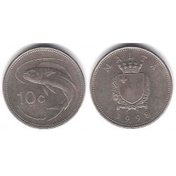 (96) Malta. 1998. 10 Cents (MBC)