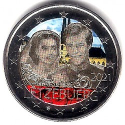 Luxemburgo. 2021. 2 Euro (SC) Coloreada
