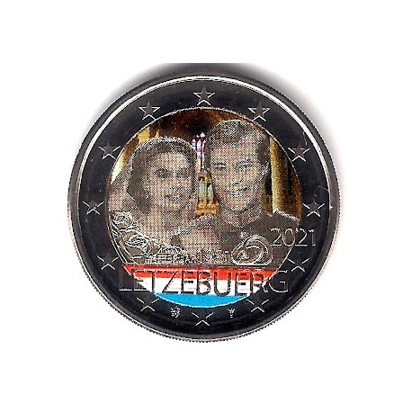 Luxemburgo. 2021. 2 Euro (SC) Coloreada