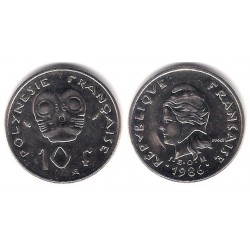 (8) Polinesia Francesa. 1986. 10 Francs (EBC)