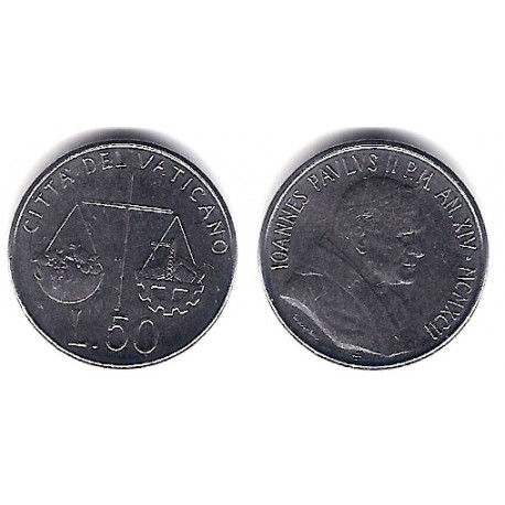 (238) Ciudad del Vaticano. 1992. 50 Lira (SC)