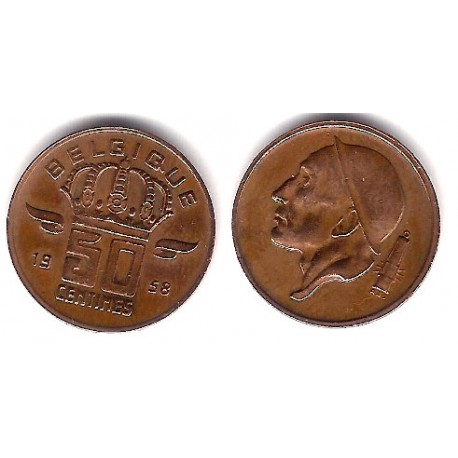(148.1) Bélgica. 1958. 50 Céntimos (MBC)