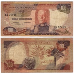 (101) Angola. 1972. 100 Escudos (BC+)