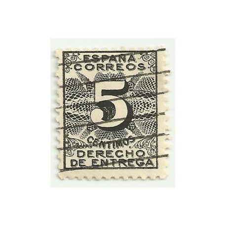 (592) 1931. 5 Céntimos. Derecho de Entrega (Usado)