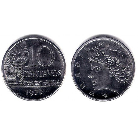 (578.1a) Brasil. 1977. 10 Centavos (EBC+)