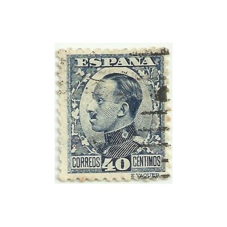 (497) 1930-1. 40 Céntimos. Alfonso XIII (Usado)