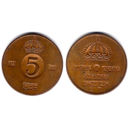 (822) Suecia. 1963. 5 Ore (MBC+)