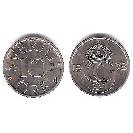 (850) Suecia. 1978. 10 Ore (EBC)