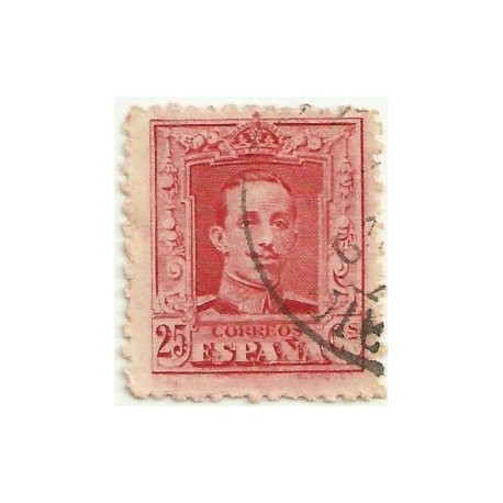 (317A) 1922-30. 25 Céntimos. Alfonso XIII (Usado)