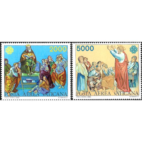 Ciudad del Vaticano. 1983. Serie Completa (Nuevo) Posta Aerea