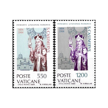 Ciudad del Vaticano. 1984. Serie Completa (Nuevo) S. Casimirus