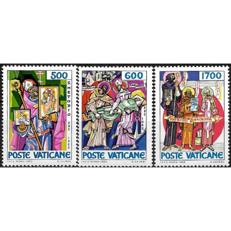 Ciudad del Vaticano. 1985. Serie Completa (Nuevo) San Metodio