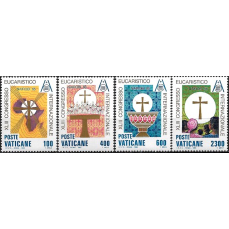 Ciudad del Vaticano. 1985. Serie Completa (Nuevo) XLIII Congreso Eucarístico Internazionale