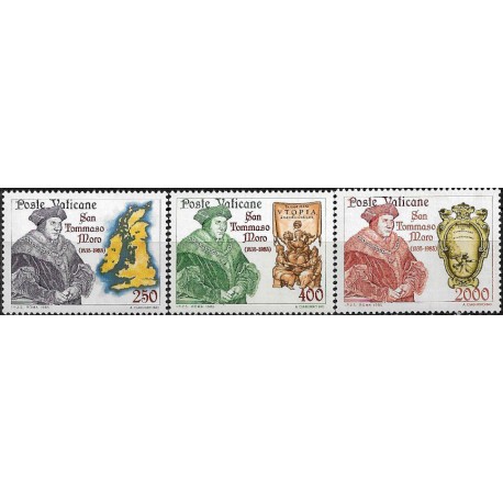 Ciudad del Vaticano. 1985. Serie Completa (Nuevo) San Tommaso Moro