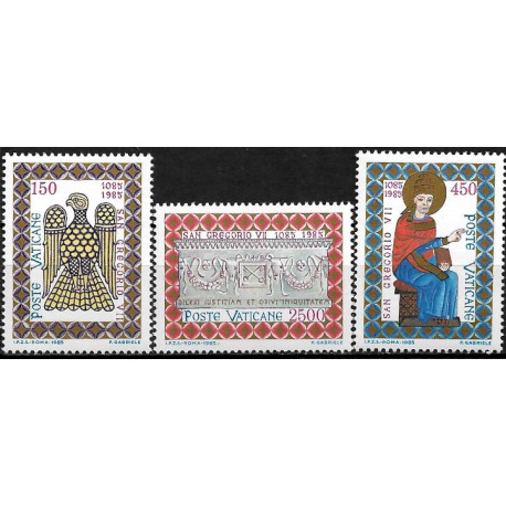 Ciudad del Vaticano. 1985. Serie Completa (Nuevo) San Gregorio VII