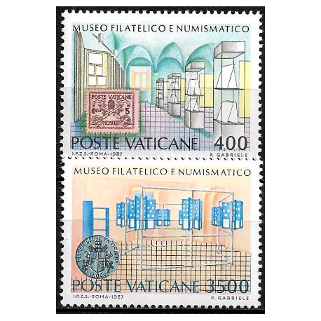 Ciudad del Vaticano. 1987. Serie Completa (Nuevo) Museo Filatélico y Numismático
