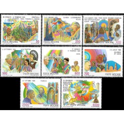 Ciudad del Vaticano. 1987. Serie Completa (Nuevo) Viajes del Papa Juan Pablo II