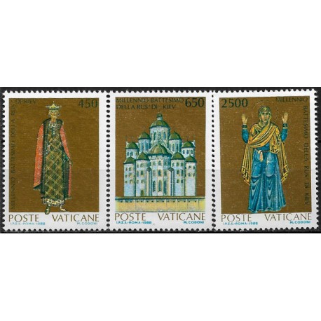 Ciudad del Vaticano. 1988. Serie Completa (Nuevo) Millennio Battesimo della Rus'di Kiev