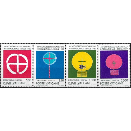 Ciudad del Vaticano. 1989. Serie Completa (Nuevo) Congreso Eucarístico Internazionale Seoul