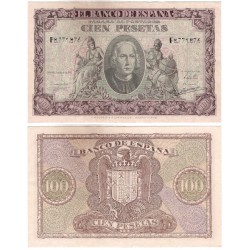 Estado Español. 1940. 100 Pesetas (EBC) Serie F