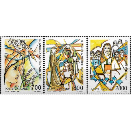 Ciudad del Vaticano. 1990. Serie Completa (Nuevo) S. Angela Merici