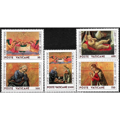 Ciudad del Vaticano. 1990. Serie Completa (Nuevo) Navidad