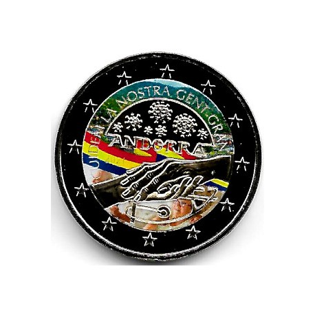 Andorra. 2021. 2 Euro (SC) Coloreada