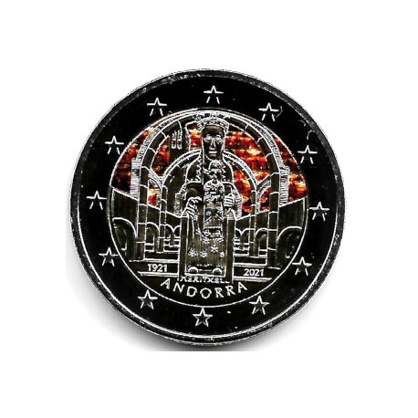 Andorra. 2021. 2 Euro (SC) Coloreada