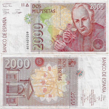 España. 1992. 2000 Pesetas (MBC) Serie 6C