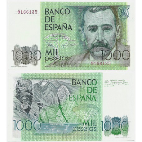 España. 1979. 1000 Pesetas (SC) Sin Serie