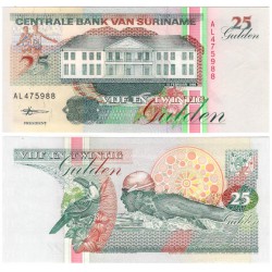 (138d) Surinam. 1998. 25 Gulden (SC)