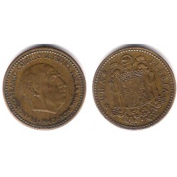 Estado Español. 1947*(19-52). 1 Peseta (BC+)